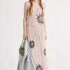 Fashion Maliparmi VESTIDO PRECIOUS FLOWERS Tapioca
