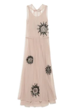 Fashion Maliparmi VESTIDO PRECIOUS FLOWERS Tapioca
