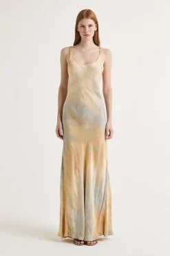 Discount Maliparmi VESTIDO PRECIOUS SHADOWS Natural