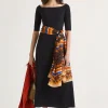 Hot Maliparmi VESTIDO SOFT JERSEY Negro
