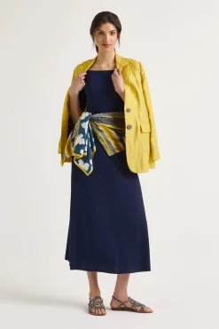 Sale Maliparmi VESTIDO SOFT JERSEY Azul noche