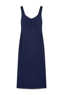 Discount Maliparmi VESTIDO SOFT JERSEY Azul noche