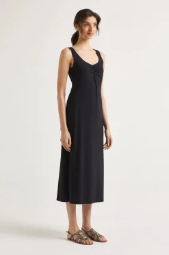 Fashion Maliparmi VESTIDO SOFT JERSEY Negro