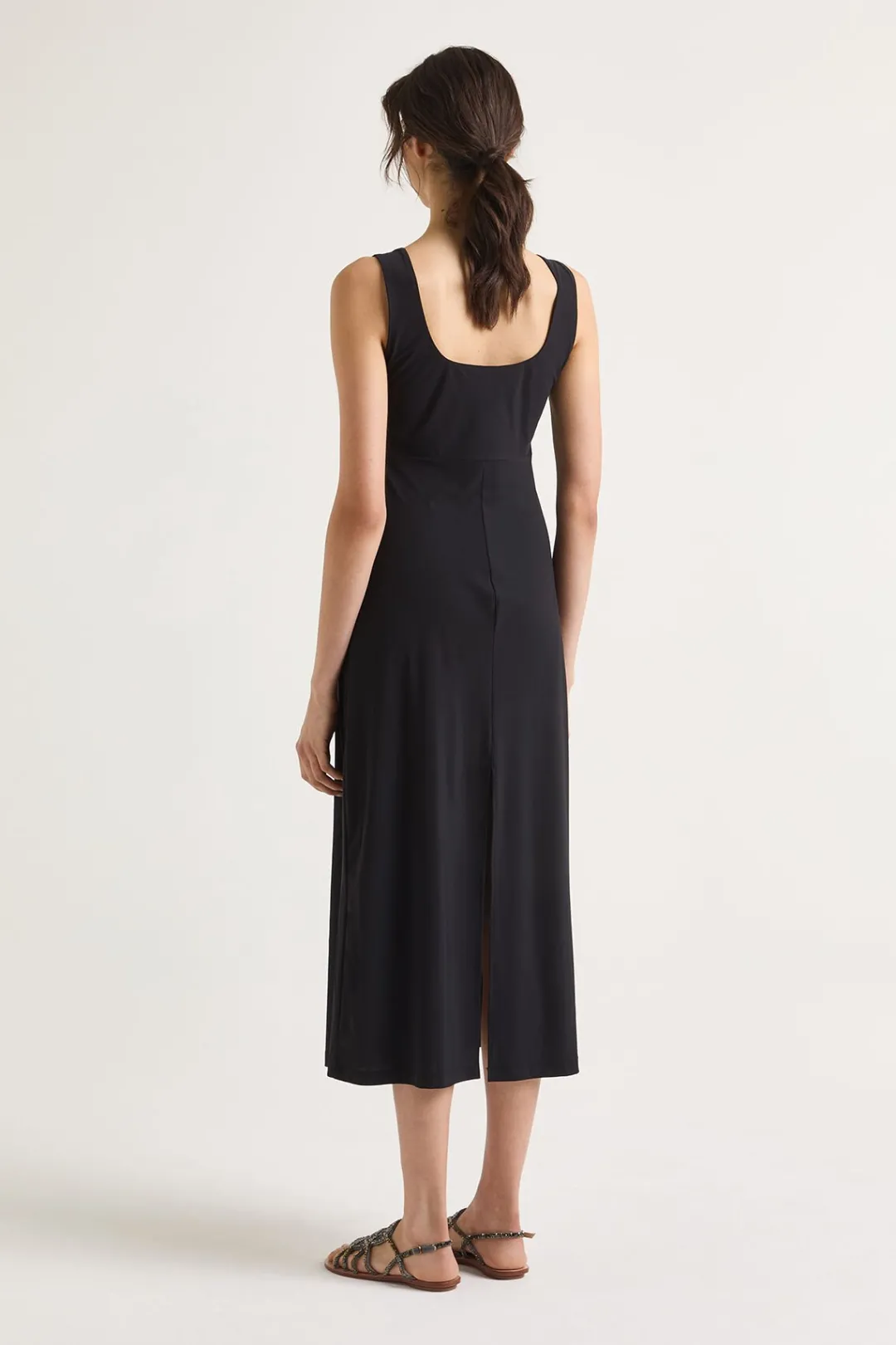 Fashion Maliparmi VESTIDO SOFT JERSEY Negro