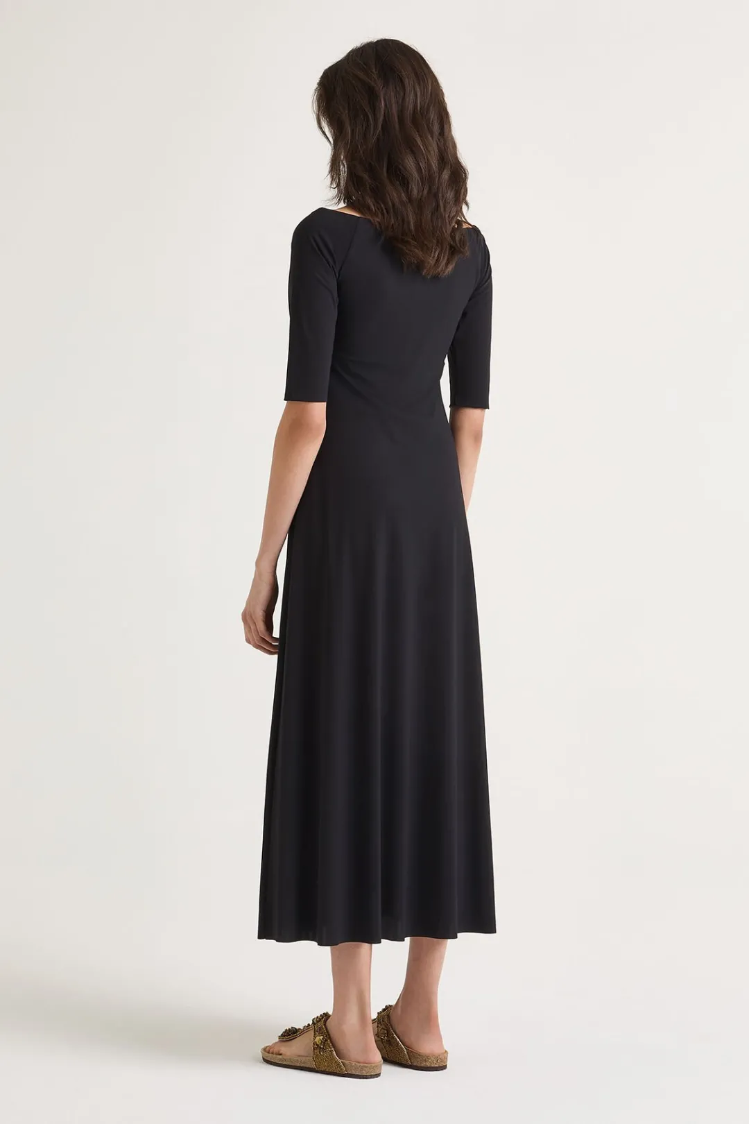 Hot Maliparmi VESTIDO SOFT JERSEY Negro