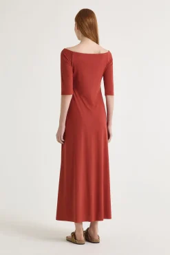 Best Maliparmi VESTIDO SOFT JERSEY Cuero